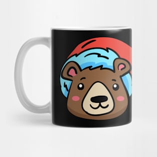 Christmas Jungle Face Bear Mug